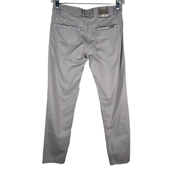 Linksoul Torrey Modern Fit Mens Pants Chino Brook Grey 30R LS6104 New - Picture 13 of 13